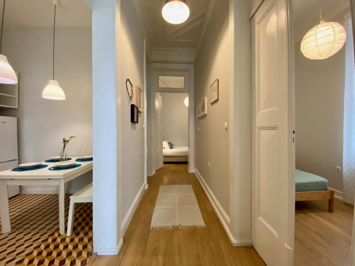 Pompeu Art Nouveau Apartment Aveiro Bagian luar foto